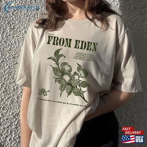 From Eden Hozier Shirt Inspired Sweatshirt Unisex Check more at https://bestshirtformom.com/product/from-eden-hozier-shirt-inspired-sweatshirt-unisex/ From Eden Hozier, Hozier In A Week, Hozier Shirt, Hozier Aesthetic, Retro Shirt Design, Aesthetic Shirt, Retro Sweatshirts, Tour Merch, Shirt Print Design