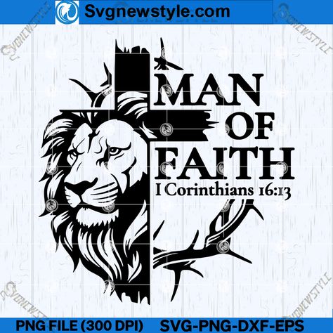 Faithful Man, Christian Thoughts, Christian Embroidery, Christian Clothes, Man Of God, Copperplate Calligraphy, Art Cut, Christian Prints, Faith Svg