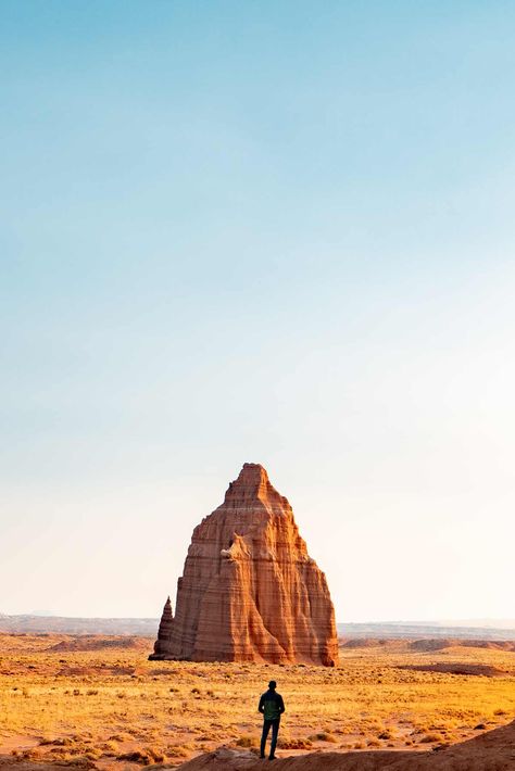 cathedral valley captiol reef national park utah Travel Utah, Sunset Point, Capitol Reef, Capitol Reef National Park, National Park Photos, National Park Road Trip, Utah Travel, Rock Face, Utah National Parks