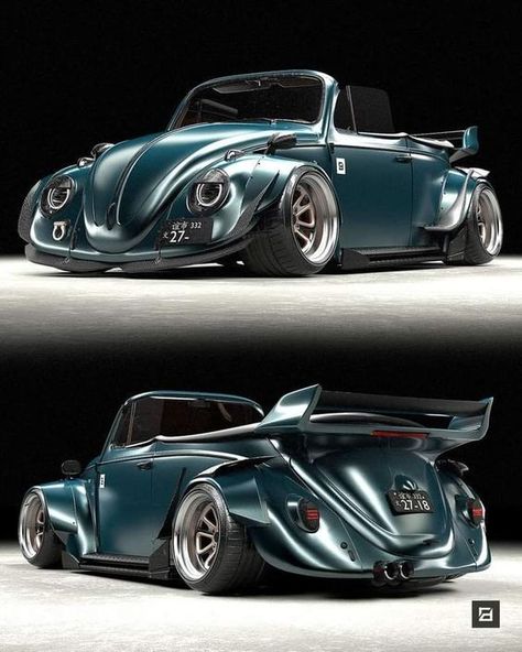 Vw Super Beetle, Vw Sedan, Bmw Boxer, Vw Aircooled, Kustom Cars, Beetle Convertible, Vw Beetle Classic, Vw Vintage, Jeep Pickup