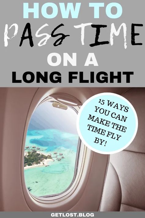 Ways To Pass Time, Long Haul Flight Tips, Surviving Long Flights, Long Flight Tips, Plane Flight, Travel Life Hacks, Flight Essentials, Long Flight, Long Haul Flight