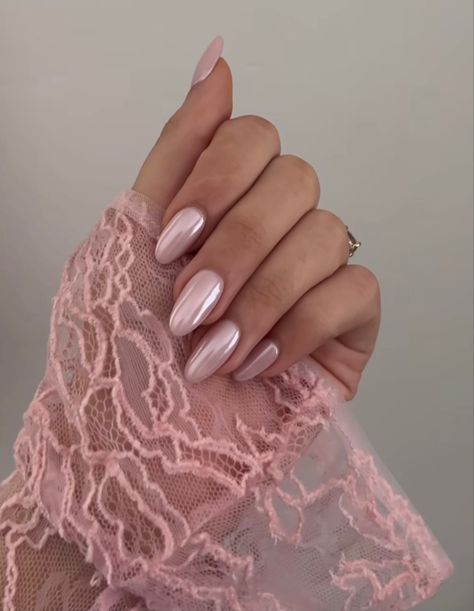 Pink Chrome Nails, Manikur Kuku, Chrome Nails Designs, Nagellack Trends, Modern Nails, Pearl Nails, Thanksgiving Nails, Nail Swag, Nagel Inspo