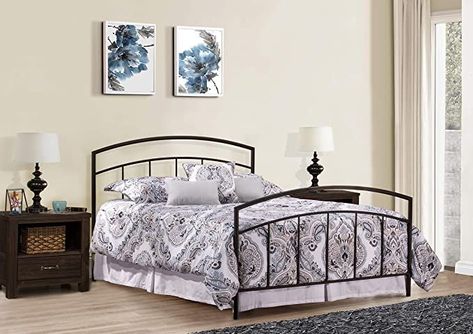 Hillsdale Furniture Bed Set, Full, Textured Blackumgee USA Women's Floral Embroidered Babydoll Dress#EANF# Black Bedroom Set, King Metal Bed, Black Queen Bed, Twin Bedroom Sets, Black Bedroom Furniture, Full Bedding Sets, Hillsdale Furniture, Understated Style, Twin Bedroom