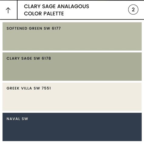 Is Sherwin Williams Clary Sage SW6178 the Perfect Sage Green Paint Color? - Postcards from the Ridge Naval Color Scheme, Sherwin Williams Clary Sage, Sage Paint Color, Sage Green House, Sherwin Williams Green, Sage Green Paint Color, Sage Green Paint, Soft Sage Green, Sage Green Walls