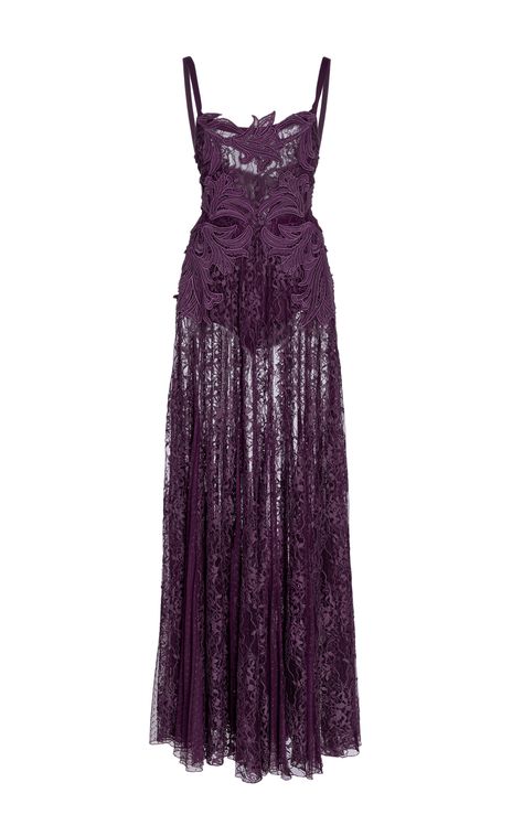 Long Spaghetti Strap Dress, Purple Evening Gowns, Purple Long Dress, Lace Long Dress, Purple Evening Dress, Purple Lace Dress, Long Fitted Dresses, Dresses Purple, Lace Dress Long