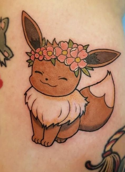 Make your Pokemon tattoo uniquely yours with custom designs. Explore 70+ ideas to capture the essence of this iconic franchise. Eevee Tattoo, Pokemon Sleeves, Pikachu Tattoo, Pokemon Tattoo, Kawaii Tattoo, Gaming Tattoo, Tumblr Image, Anime Tattoos, Cute Pokemon