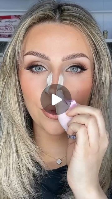 669K views · 6.2K likes | Eloise Dutton on Instagram: "Easy button nose hack! 👃🏼✨
@colourpopcosmetics bronze stix 
@hudabeauty easy bake powder cupcake 
Ib @anitabestee 

___
#nosecontour #contour #makeuphacks #beautytips #makeuptutorial #makeuptips #contouring #buttonnose #beautyhacks #makeuptransformation 

Would you try this hack?" Button Nose, Easy Bake, Nose Contouring, Makeup Tutorials, Easy Baking, Huda Beauty, Makeup Tips, Makeup Tutorial, Beauty Hacks