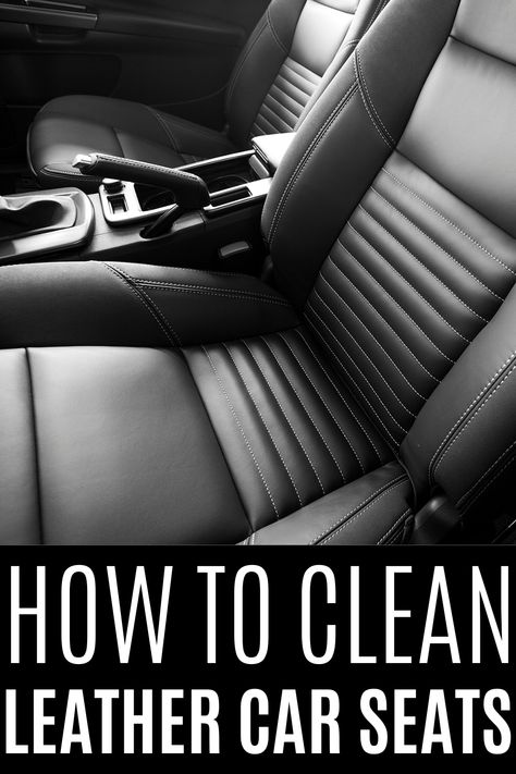 Maintain your leather car seats in top condition using these DIY cleaning solutions and unique stain-removing tricks. Leather Seats Car Cleaning, How To Clean Leather Car Seats, Diy Leather Polish, Car Seat Stain Remover, Clean Leather Car Seats, Leather Stain Remover, Cleaning Leather Car Seats, Car Cleaner Interior, Diy Stain Remover