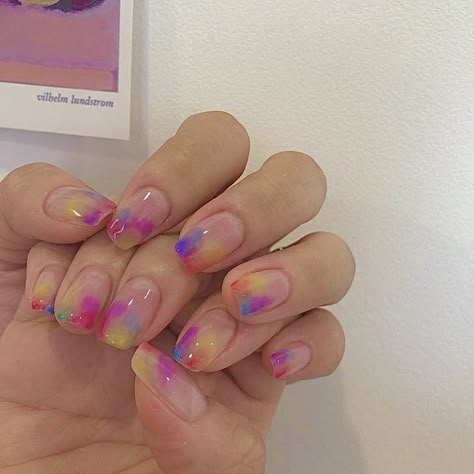 Makeup Nails Designs, Unicorn Nails, Cute Nail Art Designs, Glass Nails, Soft Nails, Nail Tattoo, Cute Gel Nails, Rainbow Nails, Minimalist Nails