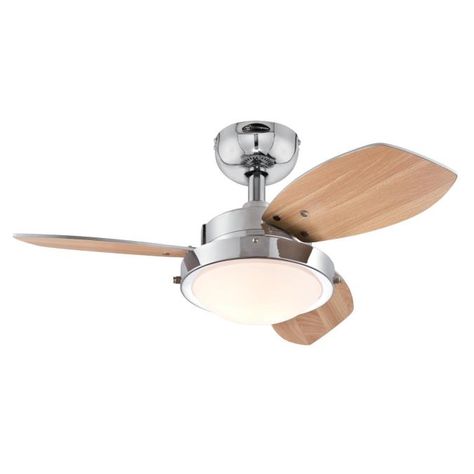 Westinghouse Lighting Wengue 30-Inch Three-Blade Indoor Ceiling Fan, Chrome Finish with LED Light Fi Ceiling Fan Aesthetic, Fan Aesthetic, Chrome Ceiling Fan, Ceiling Fan Size, 3 Blade Ceiling Fan, Indoor Ceiling Fan, Contemporary Ceiling Fans, Open Fireplace, Dimmable Led Lights