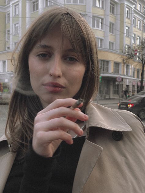 girl with a cigarette in the street, portrait, streetstyle Girl Portraits, Street Portrait, Girl Portrait, Portrait Girl, Yves Saint Laurent, Saint Laurent, Street Style, Instagram Photos, Photo And Video