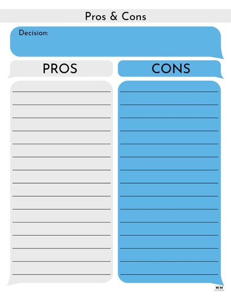 Choose from 18 unique Pros & Cons List Templates to help make your biggest decisions. All templates are 100% FREE and can be printed from home! Pros And Cons Template, Goals Checklist Free Printable, Pros And Cons List Template, Free Printable Checklist Template, Bank Statement Template Pdf, Pros And Cons List, Memorial Day Coloring Pages, Giraffe Coloring Pages, Thanksgiving Color