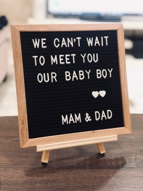 I just got this letter board and it is SO much fun to play with #letterboard #pregnancy Letterboard Decorating Ideas, Maternity Photography Letter Board, Letter Board Gender Reveal, Baby Shower Letter Board Ideas, Pregnancy Letter Board, Letter Board Baby, Black Letter Board, Baby Shower Messages, Pregnancy Belly Photos