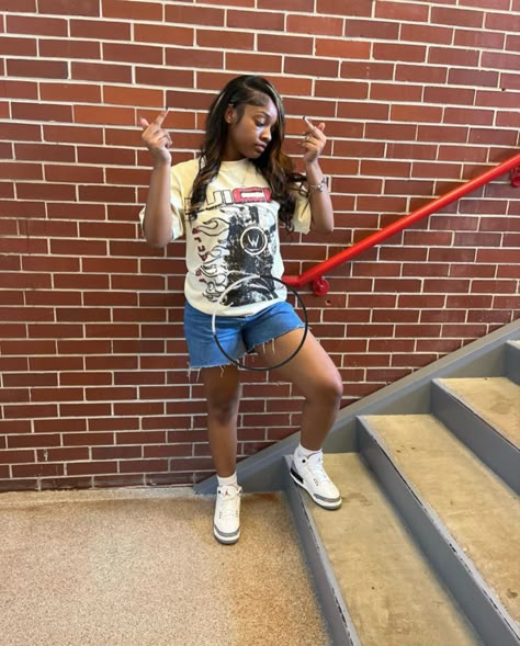 @elysiangabby on ig! Baddie Outfits Summer, Dope Swag Outfits, Cute Highschool Outfits, Teen Fashion Trends, Dope Swag, Teen Swag Outfits, Fly Outfit, Cute Lazy Outfits, Streetwear Fashion Women