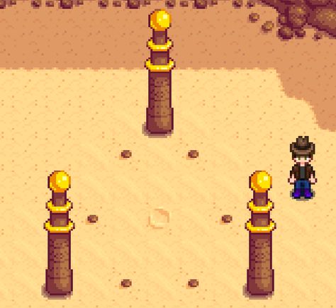 Stardew Valley Desert, Always Sunny, Stardew Valley, The Seasons, The Desert, Pixel Art, Gaming, Map, Exterior