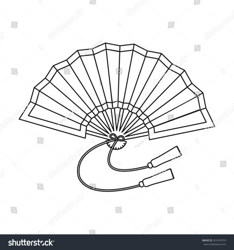 Folding fan icon in outline style isolated on white background. Japan symbol stock vector illustration. #Ad , #Ad, #outline#style#isolated#Folding Fan Tattoo Design, Japan Symbol, Fan Tattoo, Basic Hand Embroidery Stitches, Fan Drawing, Mask Drawing, Tattoo Flash Sheet, Japanese Drawings, Irezumi Tattoos