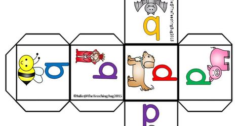 We are continuing our study of lowercase p,d,q,and b.  After making our fun little masks here is something else I created to do with my litt... Preschool Literacy, D P, Free Items, Lowercase A, Teaching Kids, Literacy, Preschool, For Free, Pins