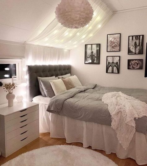 Bedroom Design Inspiration, Room Redesign, Redecorate Bedroom, Dream House Rooms, Cozy Room Decor, Dreamy Room, Dream Room Inspiration, Room Makeover Bedroom, Room Makeover Inspiration