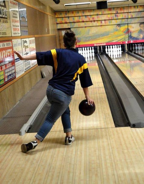 Been bowling for 10 years+. Had to get some senior bowling pictures! #bowling #seniorpictures Bowling Pics, Sports Reference, Bowling Pictures, Sr Pictures, Senior Pictures Music, Vintage Bowling Shirts, Senior Posing, Grad Pictures, Vintage Bowling