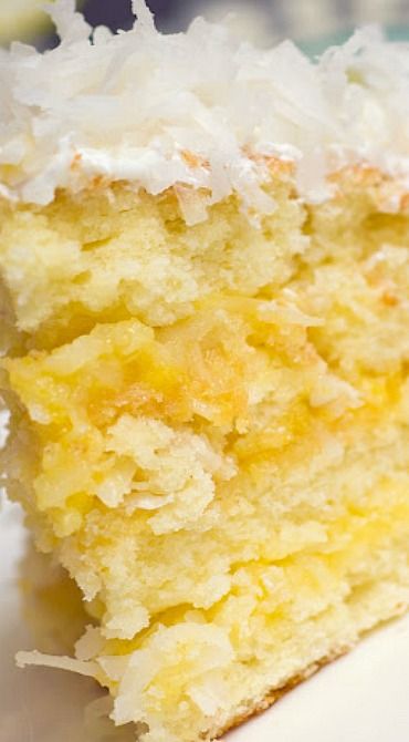 Cake With Lemon Curd Filling, Lemon Coconut Cake, Cake With Lemon Curd, Lemon And Coconut Cake, Curd Filling, Coconut Cake Recipe, Lemon Curd Filling, Coconut Frosting, Lemon Coconut