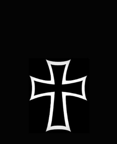 Cross of the Teutonic Order Iron Cross Aesthetic, Iron Cross Wallpaper, Cross Dark Aesthetic, Goth Cross Wallpaper, Celtic Cross Aesthetic, Teutonic Order, Iron Cross, Clothing Brand Logos, Christian Icons