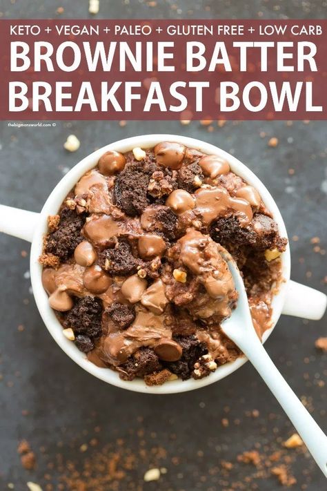 Brownie Oatmeal Bake Healthy, Chocolate Protein Baked Oatmeal, Protein Brownie Baked Oatmeal, Vegan Brownie Baked Oatmeal, Brownie Batter Overnight Oats Healthy, Paleo Oatmeal, Keto Oatmeal, Sugar Free Breakfast, Healthy Nutella