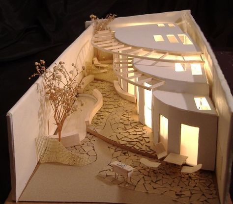 Seashell House, Miniature Architecture, Maquette Architecture, House Projects Architecture, Concept Models Architecture, Casa Country, Architectural Model, Arch Model, Architecture Design Sketch