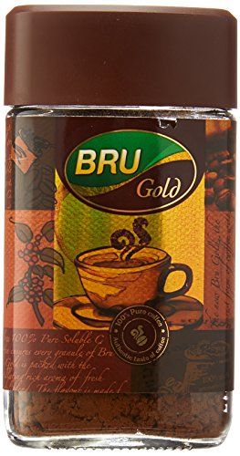 Bru Coffee GOLD 50 Gram -- You can get more details by clicking on the image. (This is an affiliate link) Bru Coffee, Robusta Coffee, Gold Coffee, Coffee Health Benefits, Coffee Images, Gourmet Foods, Roasted Coffee Beans, Roasted Coffee, Coffee Tasting