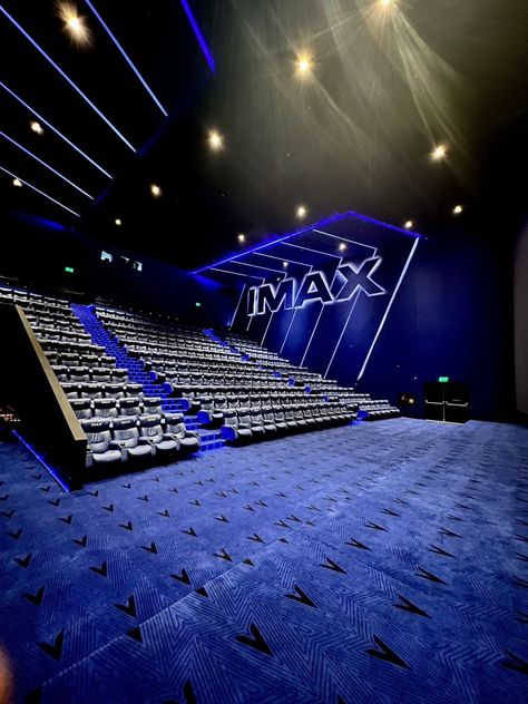 Cinema Moodboard, Imax Cinema, Imax Theater, Brand Activation Ideas, Cinema Hall, Cinema Idea, Gaming Lounge, Veg Jokes, Theatre Interior