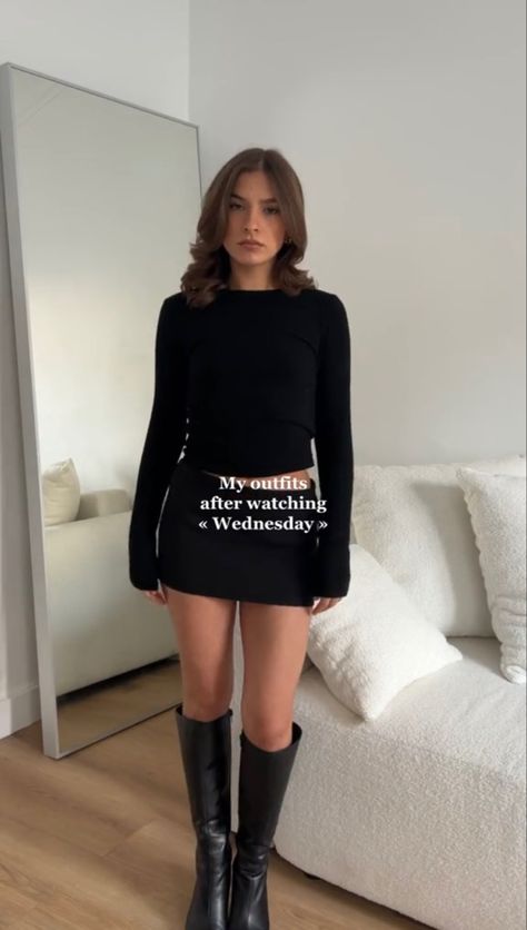 Black Wednesday, Wednesday Outfit, Clothes, Black