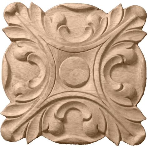 Wood Rosettes, Small Sunflower, Wood Appliques, Decorative Brackets, Architectural Pieces, Dogwood Flowers, Historical Design, Alder Wood, Carving Designs