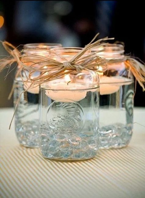 Floating Candle, Unique Wedding Flowers, Wedding Floral Centerpieces, Wedding Centerpieces Diy, Flower Centerpieces Wedding, Wedding Table Decorations, Diy Centerpieces, Floating Candles, Wedding Table Centerpieces