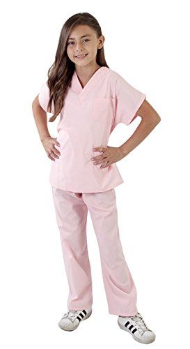 Pink Doctor, Kids Scrubs, Doctor Dress, Doctor Costume, Role Play Costume, Mens Scrubs, Kids Dress Up, Scrub Sets, Halloween Cookies