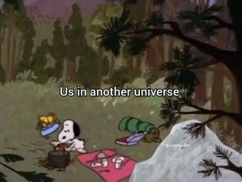 4am dreamy on Instagram: "Us in another universe>>" Us In Another Universe, In Another Universe, Another Universe, Bestie Goals, In Another Life, Snoopy And Woodstock, Woodstock, Universe, Books