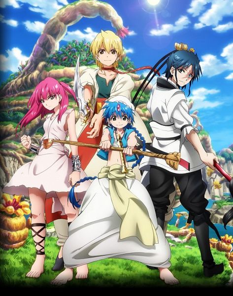 Magi Magi Labyrinth Of Magic, Hakuryuu Ren, Magi Sinbad, Magi Kingdom Of Magic, Aladdin Magi, Magi 3, Magic Anime, The Garden Of Words, Sinbad Magi