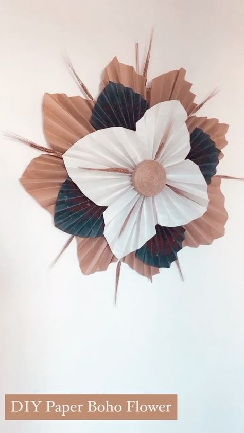 leduclane on Instagram: Reminiscing over this DIY Boho Paper flower I made for my sister and bringing you a little non-holiday themed content for your feed.… Paper Flower Backdrop, 13th Birthday, Flower Backdrop, Boho Diy, Grad Parties, Graduation Party, Decor Crafts, Boho Decor, Party Planning