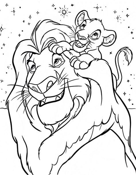 Lion King Coloring Pages Lion King Coloring Pages, Disney Coloring Pages Printables, Free Disney Coloring Pages, Disney Coloring Sheets, Colouring Pictures, Lion Coloring Pages, Pictures To Color, Disney Princess Coloring Pages, Princess Coloring Pages