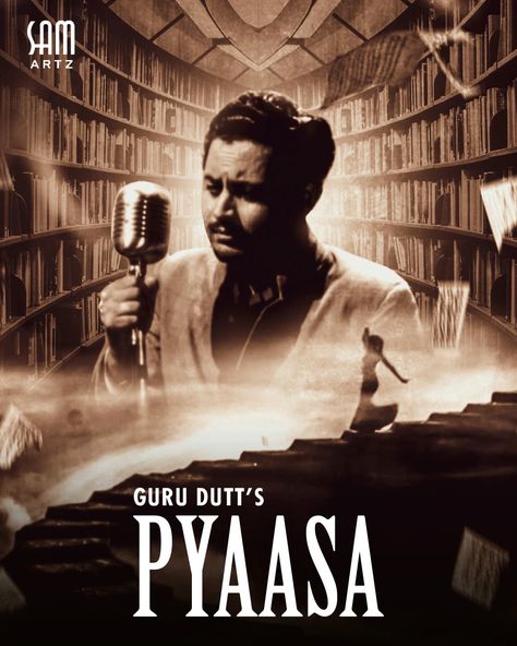 FILM - PYAASA DIRECTOR - GURU DUTT Guru Dutt, Vintage Actors, Bollywood Retro, Art Cinema, Irrfan Khan, Criterion Collection, The Criterion Collection, Bollywood Quotes, Bollywood Pictures