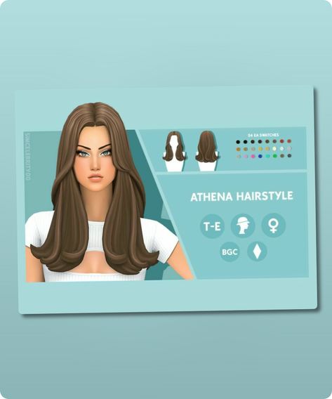 Aretha Hair Sims 4, Maxis Match, Sims 4, Reading, Hair Styles, Hair