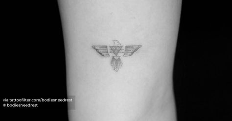 Thunderbird Tattoo, Native American Mythology, American Mythology, American Culture, Native American Culture, Little Tattoos, Fine Line, Tattoo Artist, Tattoos For Women