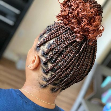 31.Short Knotless in Bun: Embrace the natural look that seamlessly blends with your hair and skin tone. New Braids Hairstyles, Trina Braxton, Short Knotless, Natural Hair Journey Tips, New Braids, Hair Journey Tips, Trendy Braids, New Braided Hairstyles, Black Braided Hairstyles