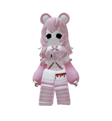 Roblox Doll, Cutecore Outfit, Roblox Baddie, Layered Clothing, Chibi Doll, Roblox Character, Chibi Girl Drawings, Outfit Roblox, Emo Style