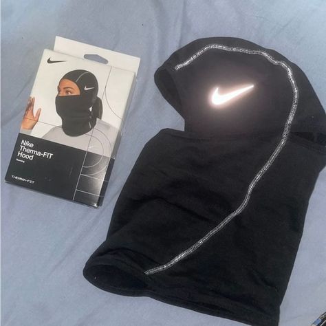 Black Nike ski mask Nike Ski Mask, Nike Mask, Shiesty Mask, Nike Therma Fit, Playground Design, Nike Accessories, Accessories Brand, Ski Mask, Black Nike