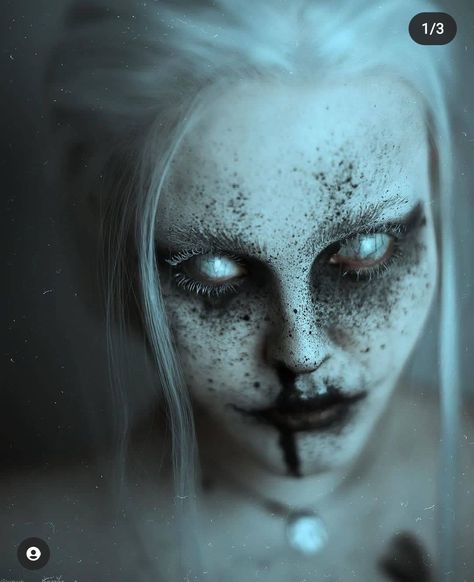 Haunted House Makeup, Demon Makeup, Ghost Makeup, Gore Makeup, Creepy Halloween Makeup, Special Fx Makeup, Horror Makeup, Halloween Makeup Inspiration, Fx Makeup