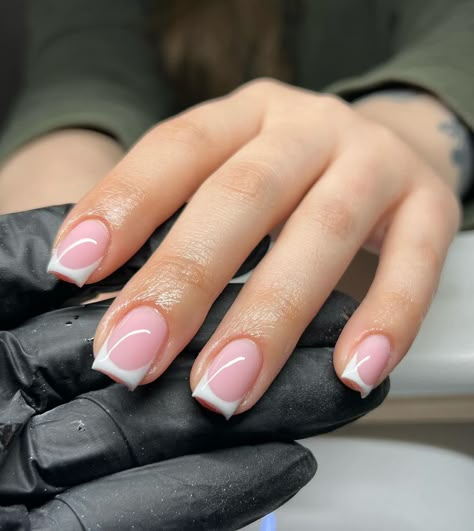 French Tip Manicure, Russian Manicure, French Manicure Nails, Inspo Pics, Fire Nails, Baddie Hairstyles, Classy Nails, Nail Inspiration, Nails Inspo