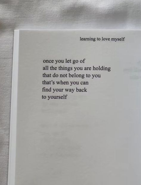 Learning To Love Myself Book, Learning To Love Myself Quotes, Love Myself Quotes, Learning To Love Myself, Myself Quotes, Meaningful Poems, 2024 Inspiration, Book Corner, Good Vocabulary Words