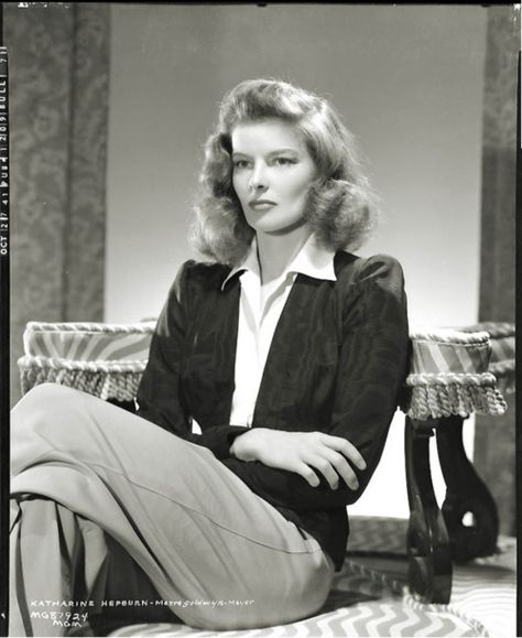 Katharine Hepburn, 1940s Philadelphia Story, The Philadelphia Story, Katherine Hepburn, I Love Cinema, Hepburn Style, Katharine Hepburn, Actrices Hollywood, Retro Photo, Golden Age Of Hollywood