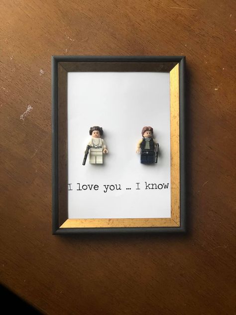 I love you. I know. Geeky idea Star Wars Room Decor, Geeky Decor, Nerdy Decor, Star Wars Room, Hobbit Hole, Couple Bedroom, Bedroom Art, Cool Rooms, The Hobbit