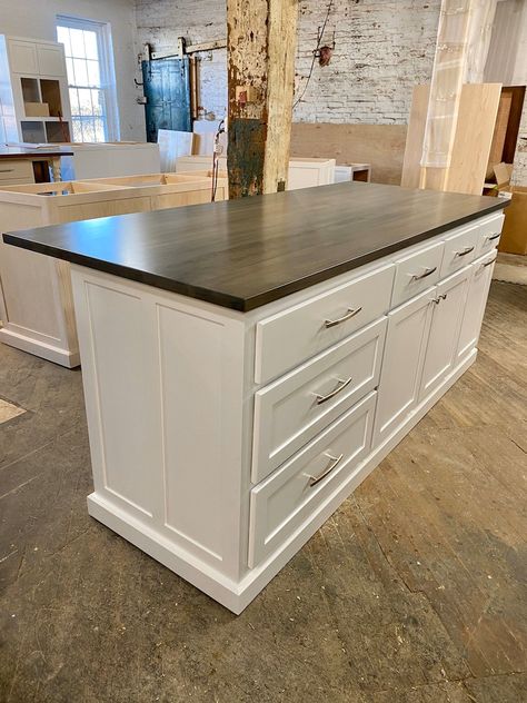 Berkeley 3DW Custom Kitchen Island With Seating - Etsy Kitchen Island Drawers Layout, Island Without Seating, Kitchen Island Without Seating, Kitchen Island Drawers, Asian Decor Living Room, Island Drawers, Chairs For Kitchen Island, Island Makeover, Kitchen Island Makeover