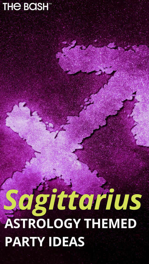 These fire signs are known to be adventurous, energetic, and have a free-spirited nature, so these ideas will be perfect! ♐ Click here for more ideas fit for a Sagittarius! 🎉 #thebash #sagittarius #partythemesforasagittarius #astrologyparty #zodiac #sagittariusseason #sagittariusparty #birthdayparty #sagittariusbirthdayparty #sagittariusbirthdayideas #birthdayparty #birthdaypartyideas #decemberbirthday #novemberbirthday #sagittariusbirthday #astrologysign #astrologypartyideas Sagittarius Party, Astrology Themed Party, Astrology Party, Themed Party Ideas, Unique Party Ideas, Sagittarius Birthday, Sagittarius Season, Be Adventurous, November Birthday